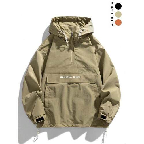 S 83049 Multi Pocket Hooded Jacket 户外冲锋衣
