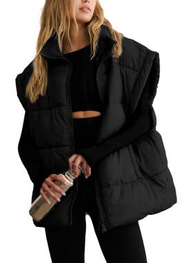 H 81237 Loose sleeves cotton vest 宽松无袖棉背心新款欧美