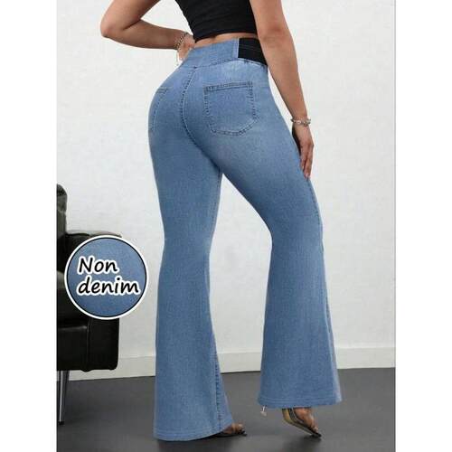 H 70597 Stretch Flare Pants 腰弹力微喇裤