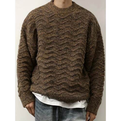 T 46551 Retro Chunky Knit Sweater 复古粗针毛衣