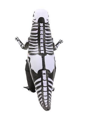 跨境inflatable adult dinosaur skeleton costume trex