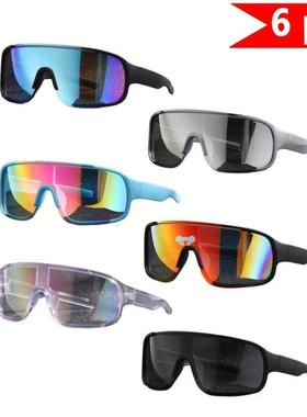 Pahy 6 Pairs Of Ultra durable Sports Faion Glasses for