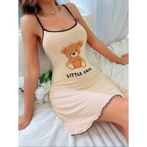 H 72072 Comfortable Strappy Dress 吊带睡裙