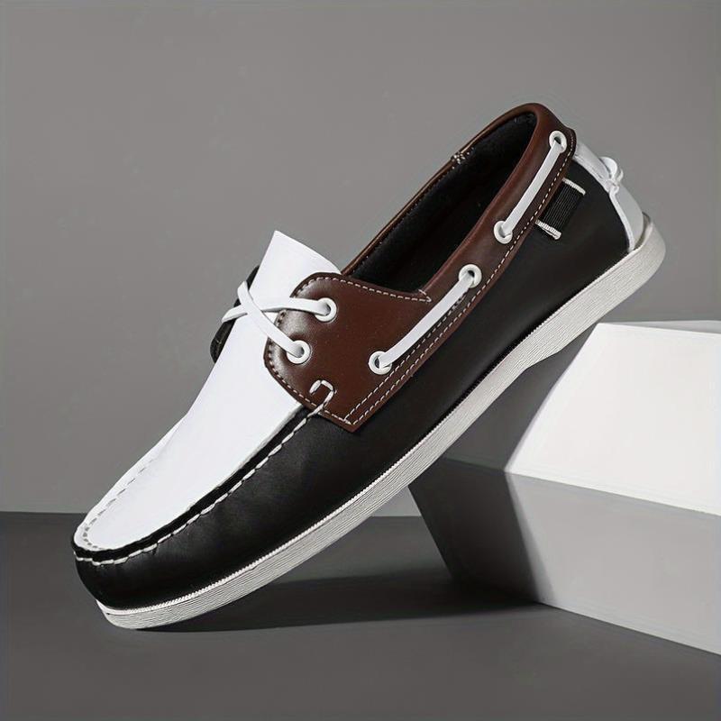 Loafer Shoes n's Trendy Colour Block Loafer Shoes Comfy