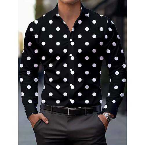 I 18513 Men's 3D Digital Print Shirt 印花衬衣