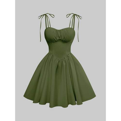H 86393 Slip Slim Midi Dress 吊带修身中裙跨境速卖通亚马