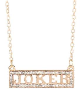 Necklace Crystal Heart Pendant Jewelry Joker Golde水晶吊坠