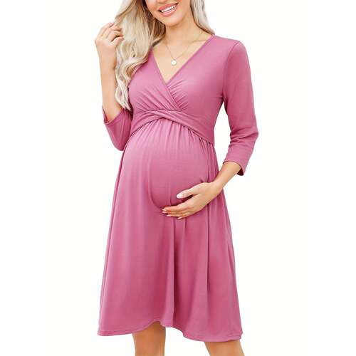 I 16281 Deep V Neck Maxi Dress 深V领长裙