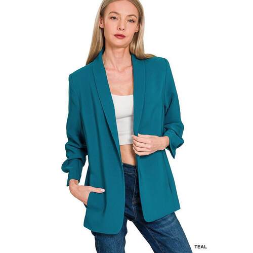 H 56884 Multi Color Lapel Slim Fit Blazer 翻领修身西装