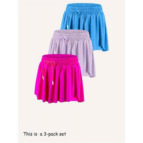 I 81731 2-in-1 Yoga Running Shorts 瑜伽运动短裤