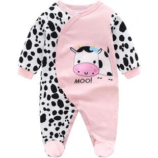 L 84540 Baby Footed Long Sleeve Romper 春秋连体衣