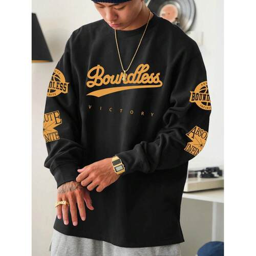 H 53444 Digital print round neck sweatshirt 数码印花圆领卫衣