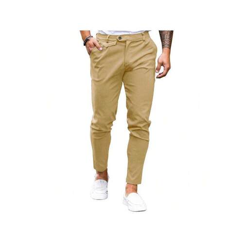 H 60331 Men's Slim Fit Stretch Twill Pants 修身锥形裤