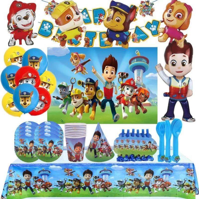 PAW Patrol Birthday Decoration Foil Balloon Disposable Table