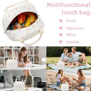 Lunch Box for Women Insulated Lunch Bag Corduroy Lunch Tote