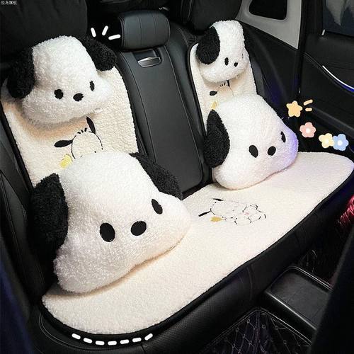 立体汽车坐垫汽车坐垫冬季毛绒单片可爱四季通用创意卡通座椅加热