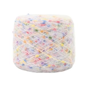 婴儿毛衣专用线马海毛彩色豆豆线中粗毛线手工编织毛衣帽子宝宝线