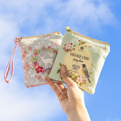 卫生巾收纳包布艺卫生巾收纳包可爱少女心学生迷你便携随身装m巾