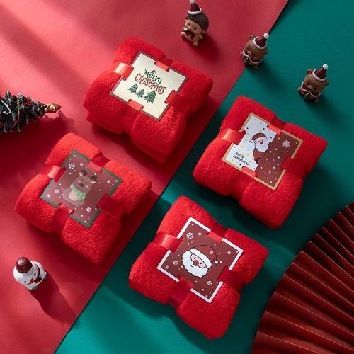 圣诞树擦手巾节伴手礼毛
