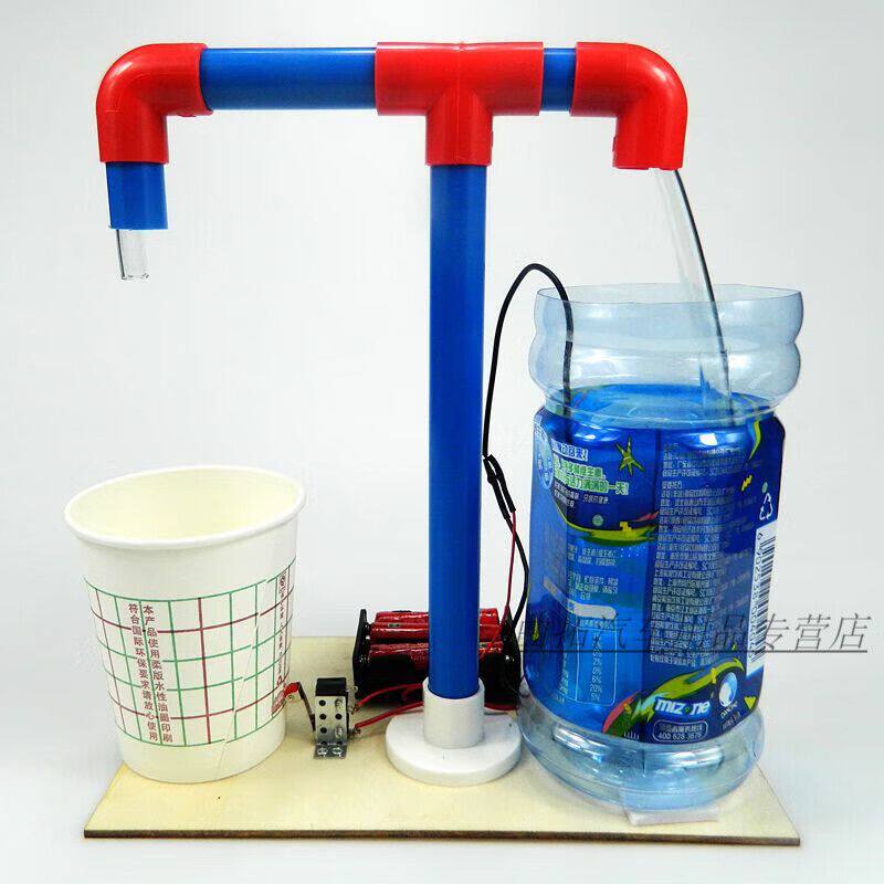 活塞式抽水机材料物理实验自制简易活塞抽水机饮水科技小制作学生