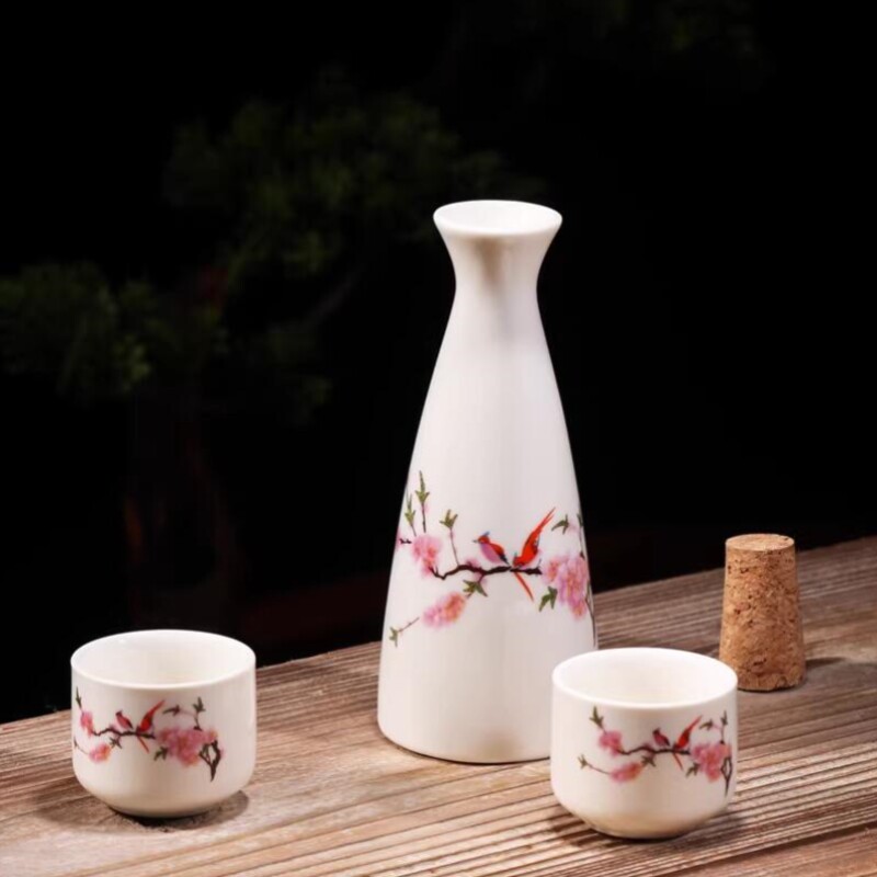 古风酒壶酒杯小酒瓶道具摄影拍照复古怀旧典雅中国风酒具陶瓷家用