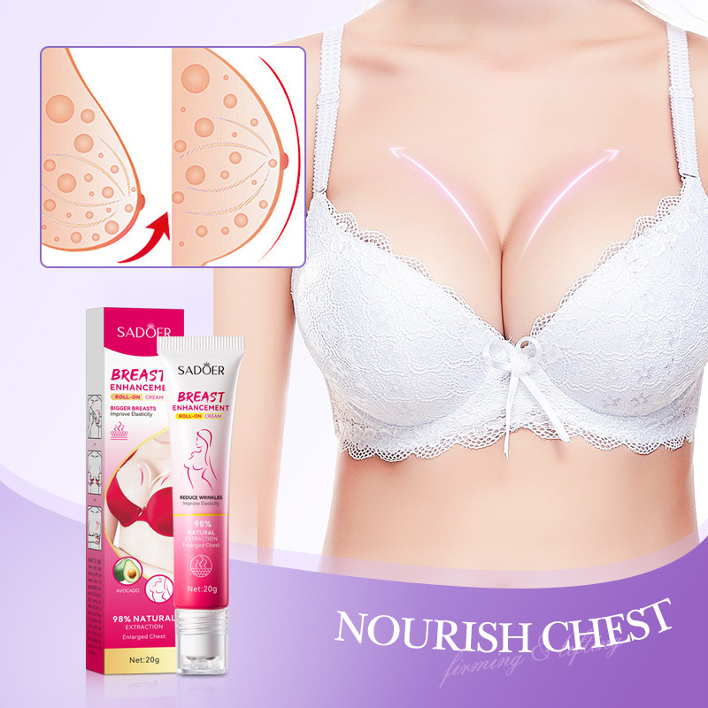 3PCS SADOER BREAST ENHANCEMENT ROLL-ON CREAM滚珠霜3件外贸