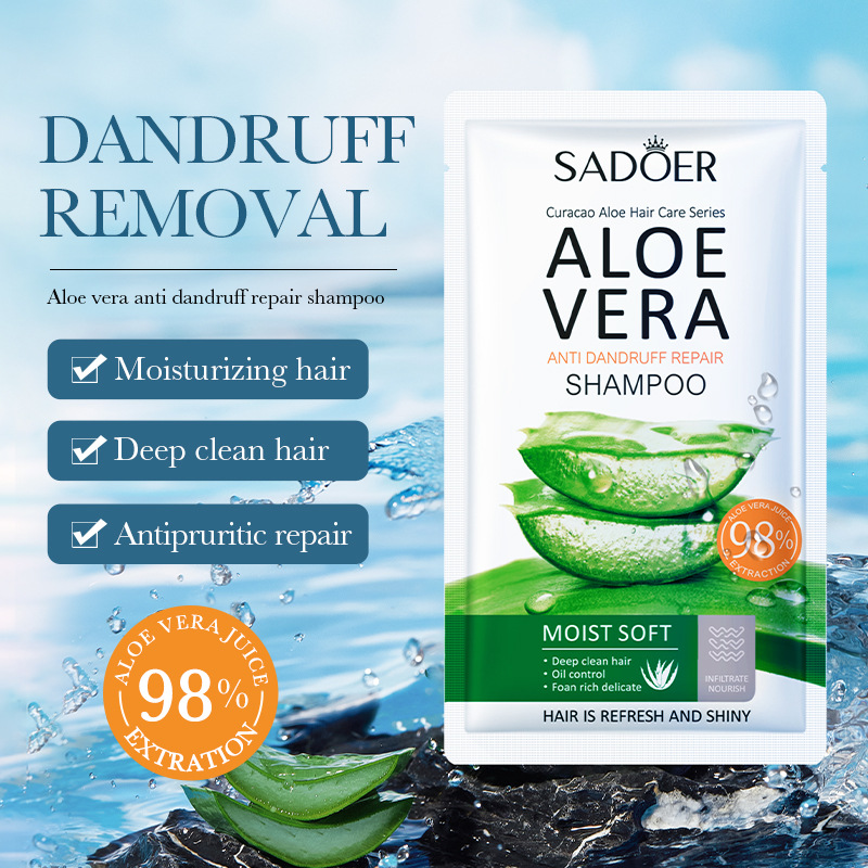 50PCS SADOER ALOE VERA SHAMPOO芦荟洗发水50片跨境外贸