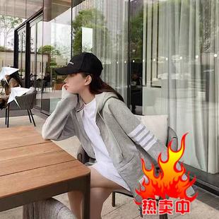 加绒加厚卫衣连帽衫 TB四杠连帽拉链秋冬款 TUMA 外套 赠运费险