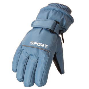 手套男冬学生骑车防风保暖加绒加厚滑雪雪防水防寒初中高中青少年