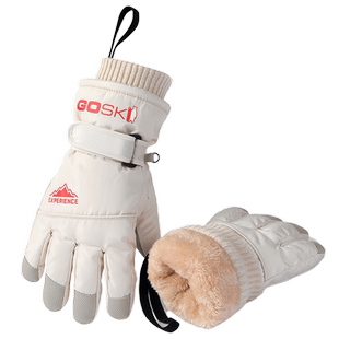 骑车手套男女加绒加厚保暖滑雪防水东北滑雪青少年初中高中学生