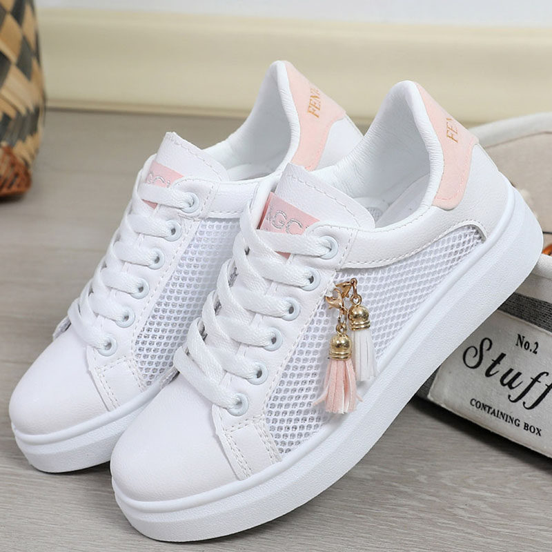 夏季透氣13女孩14大童網鞋12運動板鞋小學生10休閑網紗小白鞋15歲在類目 女鞋, 低幫鞋中 - 來自Buy2taobao.com提供專業的淘寶代購服務