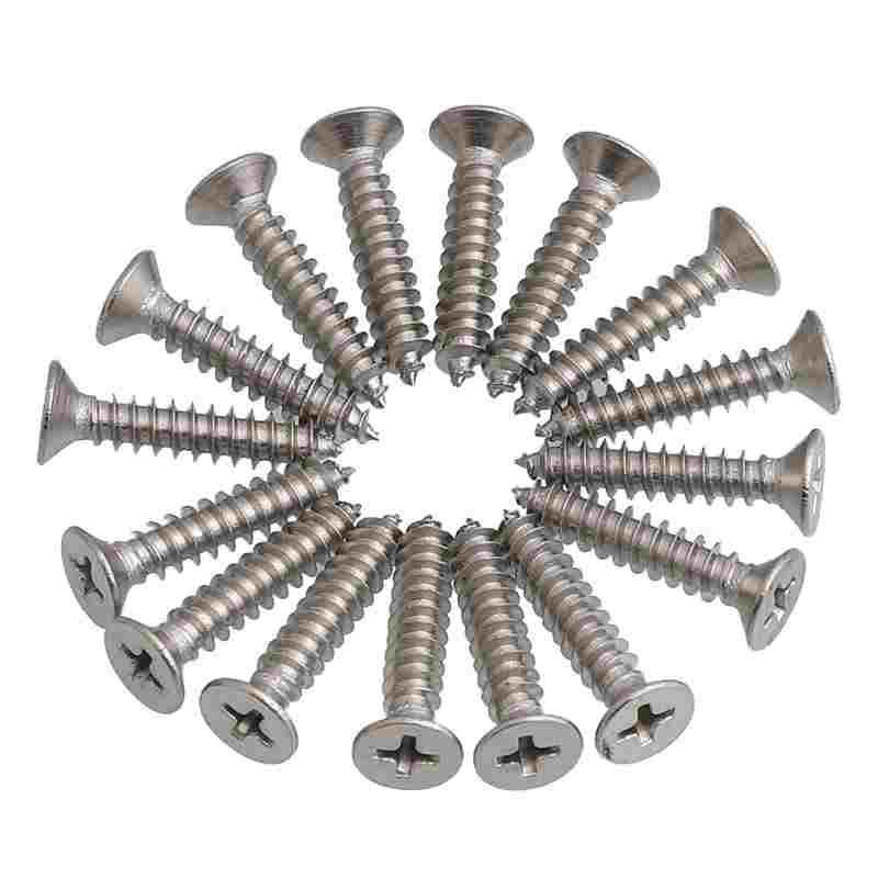 M1M2M3M5M6M8 304不锈钢平头自攻螺丝十字沉头木螺钉KA加长自攻钉