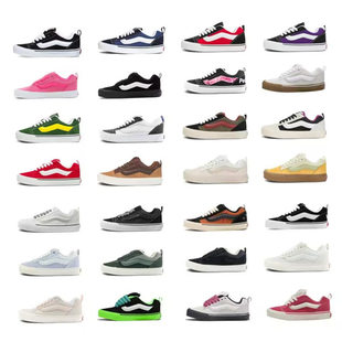 wanshi万斯帆布鞋Classics 肥胖厚鞋舌Knu Skool面包鞋女运动板鞋