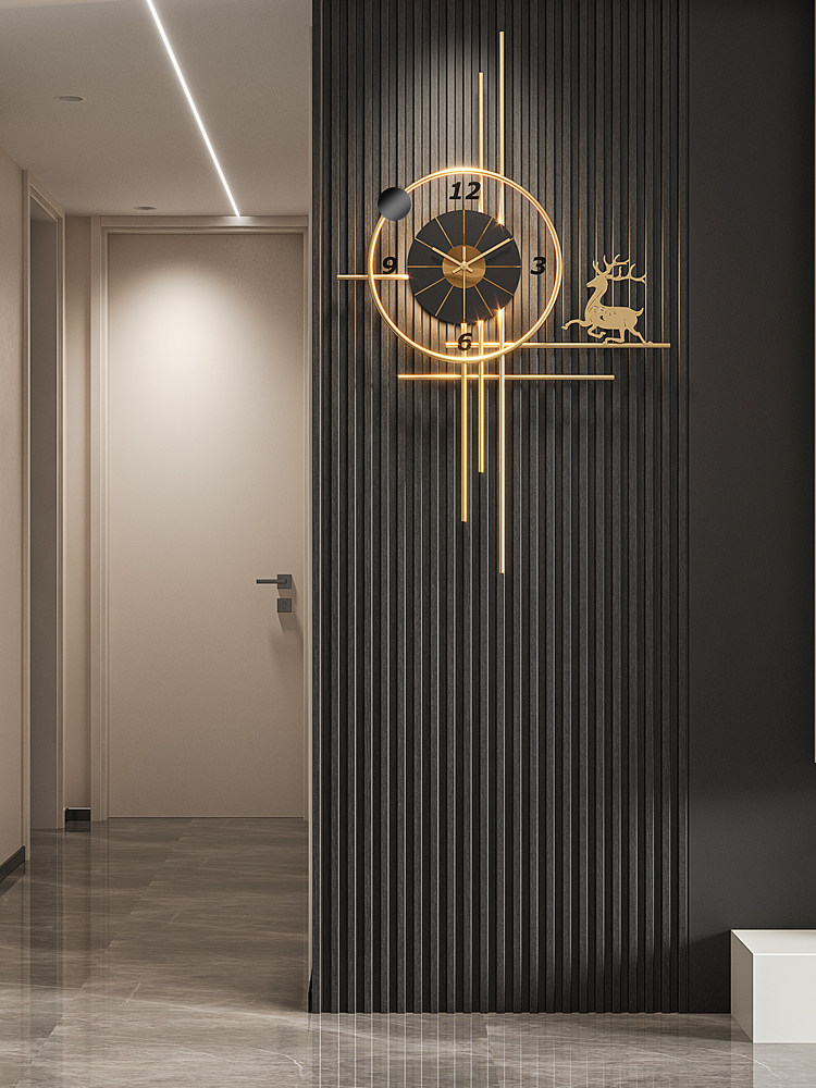 钟表挂钟客厅2025新款轻奢创意家用餐桌简约现代大气时尚装饰时钟,家居饰品,挂钟,淘宝优惠券,粉丝福利购,淘宝优惠卷