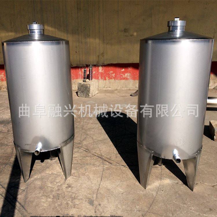 1000斤304不锈钢储罐价格 立式椎底油罐定做 食品级贮罐制作单位