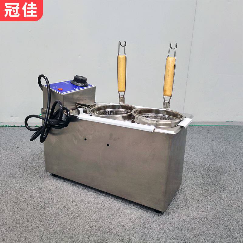 台式二头煮面炉 商用小型电热麻辣烫煮串串双头汤面烫粉煮面锅炉