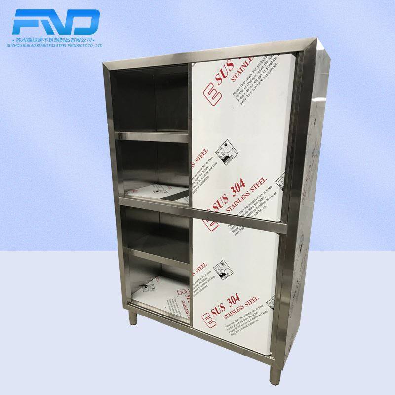 不锈钢饭店碗柜 商用厨房餐具保洁柜不锈钢四门碗柜放碗柜