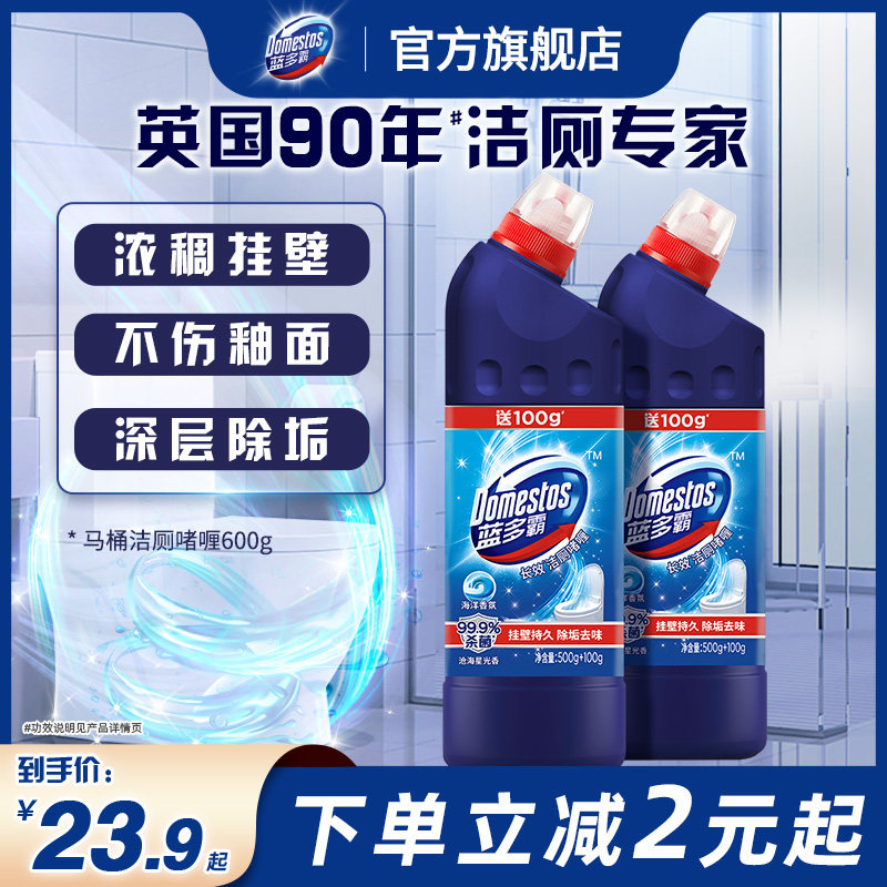 蓝多霸洁厕灵马桶清洁剂洁厕啫喱厕所除臭神器除菌垢600g多组套