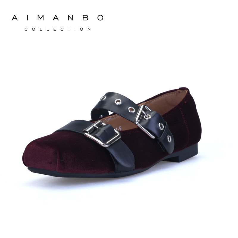 漫步佳人2026春季新品平底不累脚芭蕾舞鞋舒适单鞋皮带扣浅口鞋,女鞋,时尚芭蕾鞋,淘宝优惠券,粉丝福利购,淘宝优惠卷
