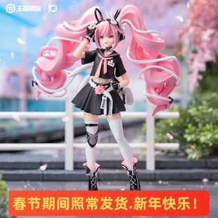 王者荣耀官方正版 Myethos时之奇旅安琪拉手办异色十周年限定模型