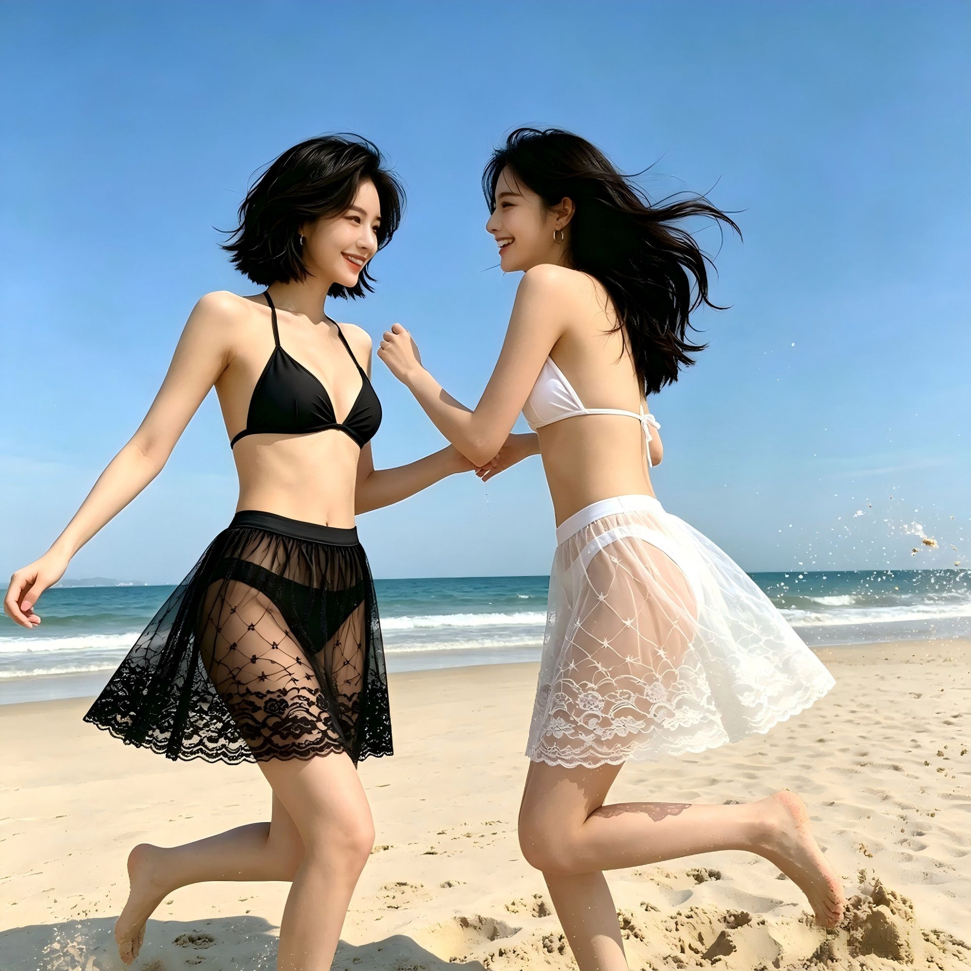 泳衣遮挡纱外搭罩裙蕾丝