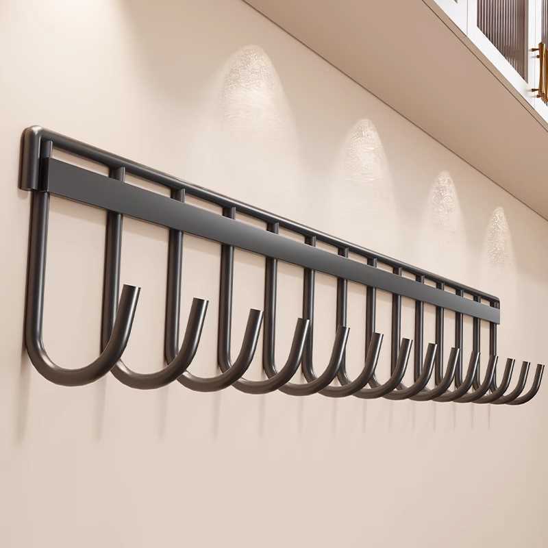 固定在墙上的挂衣架强力