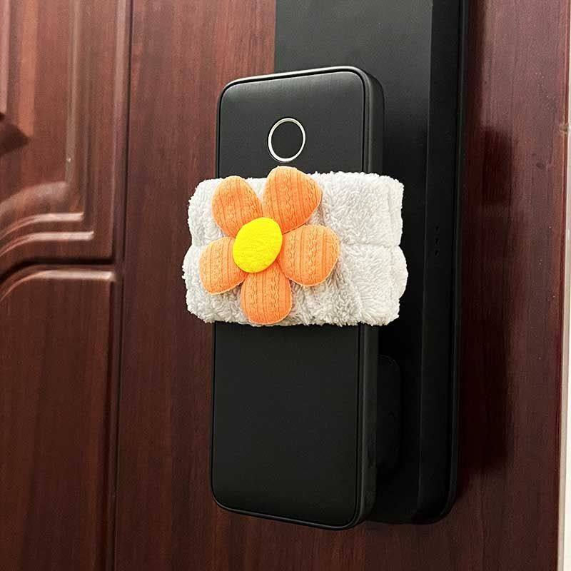 电子锁保护罩智能锁保护套密码指纹锁门把手套防盗门锁拉手防撞墙