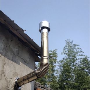 不锈钢炉筒直径10分不锈钢烟筒防风雨帽柴火灶加厚防风帽烟囱防倒