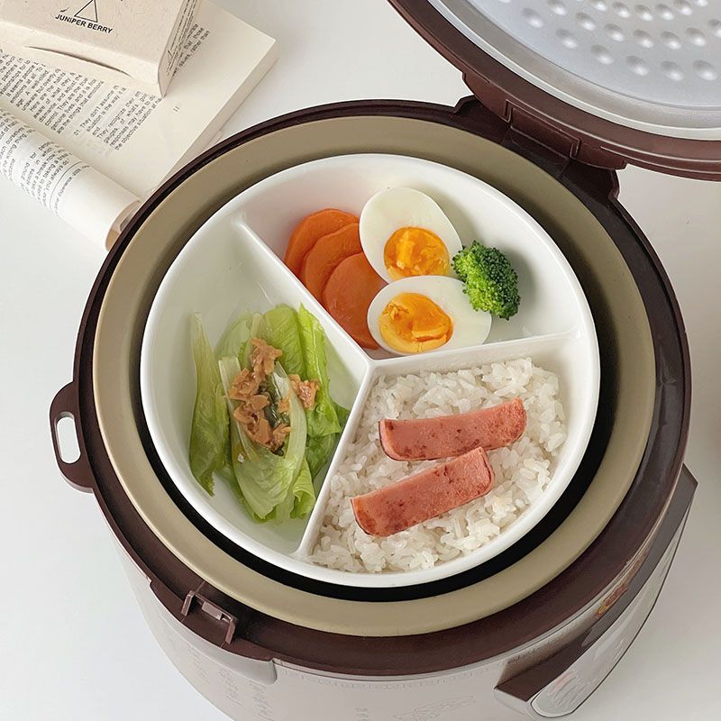 16cm分格蒸盘陶瓷电饭锅