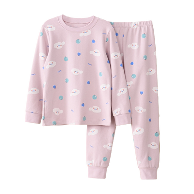 儿童秋衣套装女童秋裤保暖不闷汗