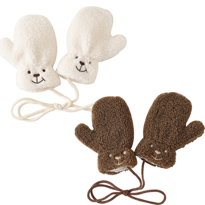 儿童手套冬加绒加厚宝宝保暖手套