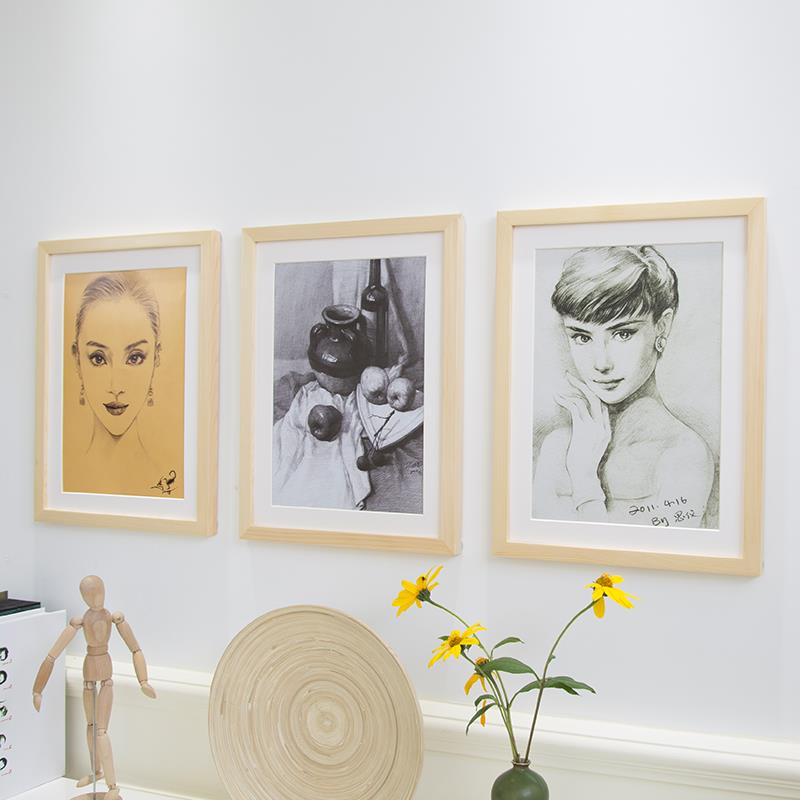 实木大相框原木色A4A3A2营业执照框4K装饰画框20寸婚纱大尺寸相框|msdalam kategori Aksesori rumah, photo Frame/Frame - dari Buy2taobao.com untuk memberikan perkhidmatan ejen Taobao profesional membeli