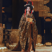 齐胸裙套装 青泠谷原创汉服 女 裙大袖 衫 女帝 唐制衫