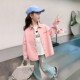 儿童秋季 女童牛仔外套春秋款 小女孩洋气休闲秋装 童装 上衣 2025新款